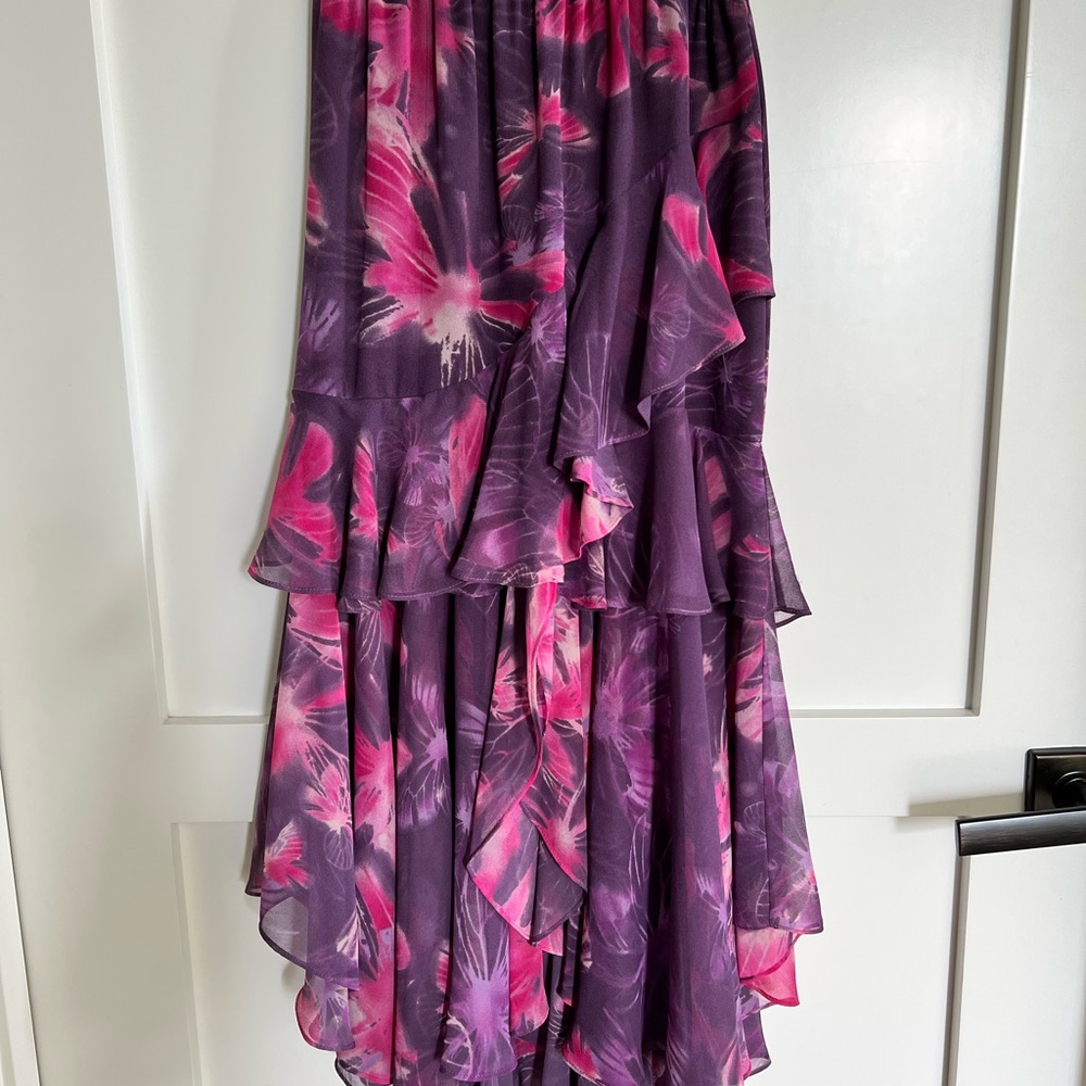Misa Floral Ruffled Skirt